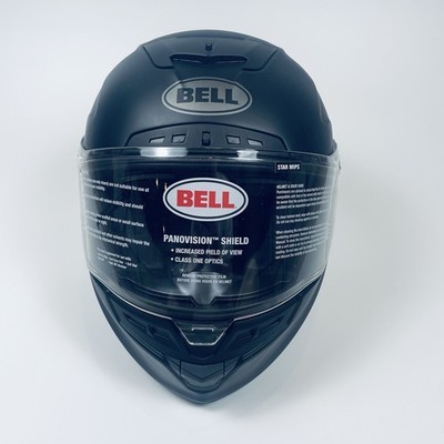 Bell Race Star Motorcycle Helmet Large New Black