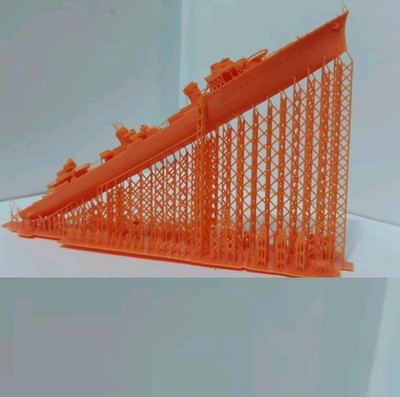 1/700 French Visions Class Destroyer Unpainted Static Model Kit 3d Printed