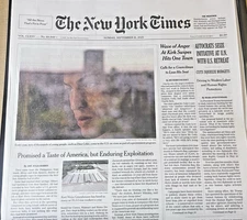 The New York Times Paper Sunday September 21 2025 Complete Newspaper + Magazine