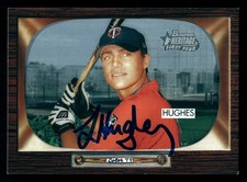 Luke Hughes Minnesota Twins IP Signed Autographed 2004 Bowman Heritage #310