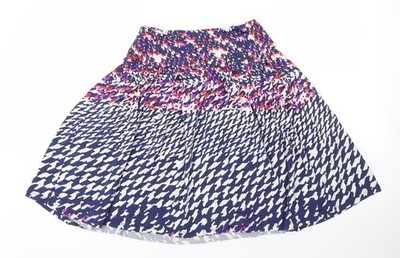 Leota Damen A-Linien Rock blau Elasthan Größe XS