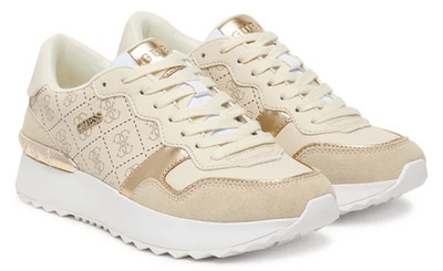 GUESS FLPVN5 FAL12 VINSA5 SNEAKERS SPORTS SHOES WOMEN LACE UP LACE UP BEIGE
