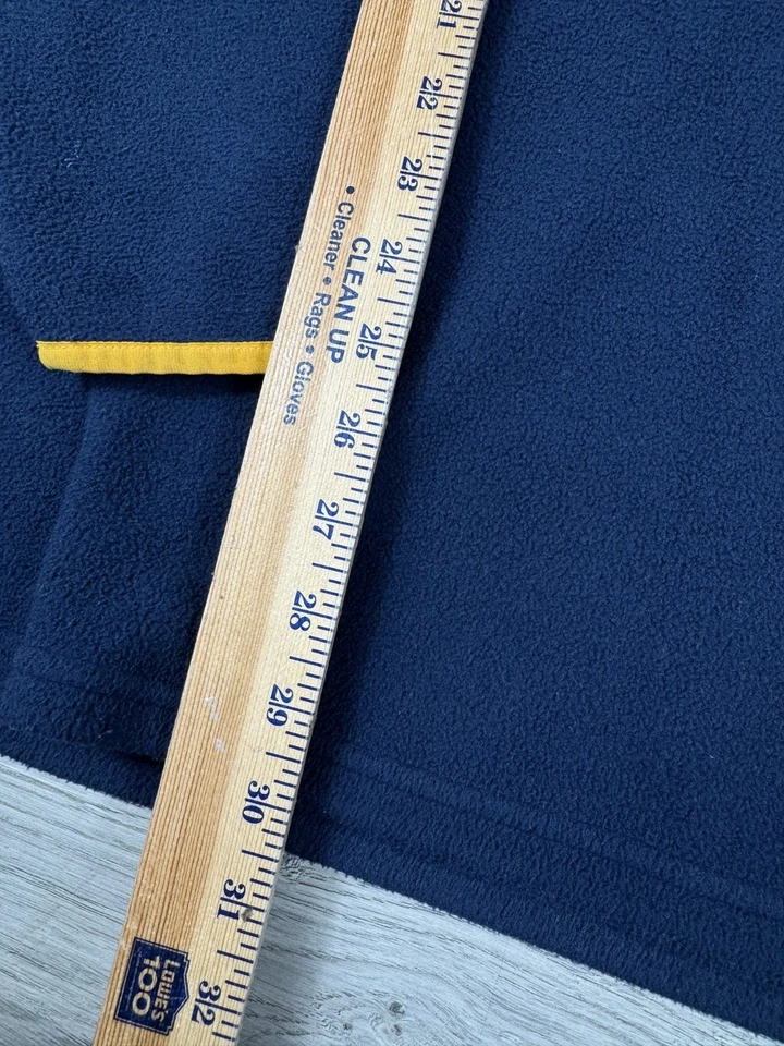 Suéter para hombre West Virginia Mountaineers Columbia XL PFG polar 1/4 cremallera polar Foto 3 de 4