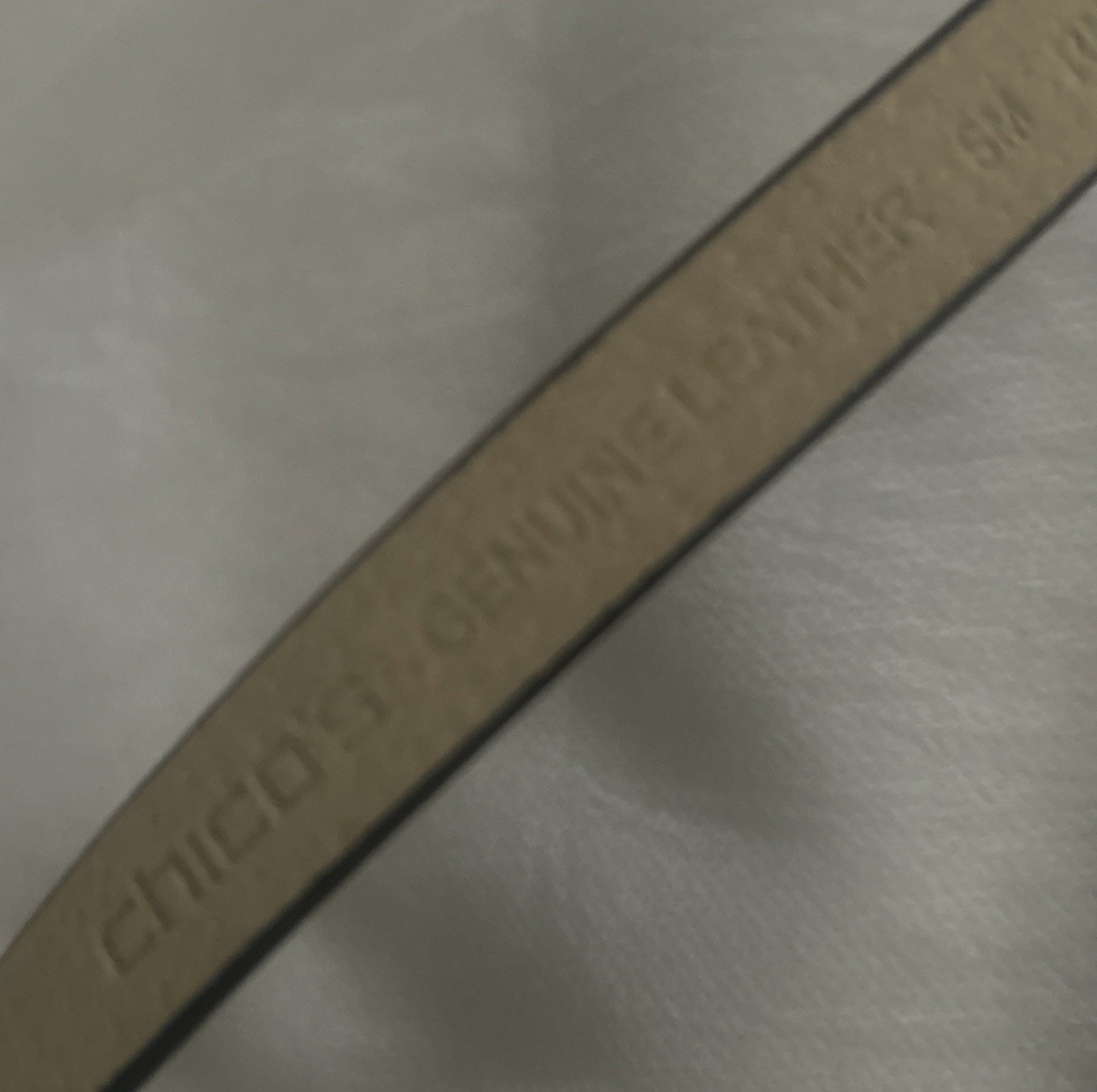 CHICOS Brown Leather Adjustable Back (Hook Belt) … - image 4