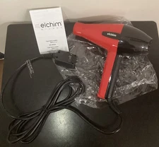 Elchim 2001 Professional Salon Hair Dryer  Italy Pro Salon 1875W - Red & Black