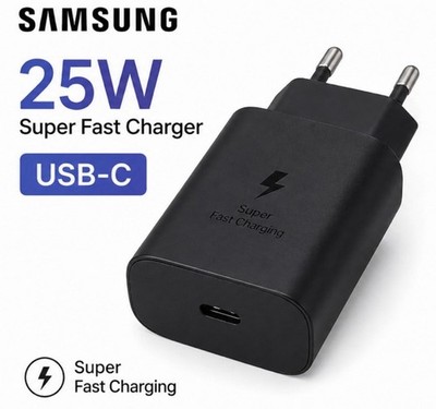 Original Samsung 25W Schnellladegerät USB-C Fast Charge EP-TA800 S23 S24 S25 S26