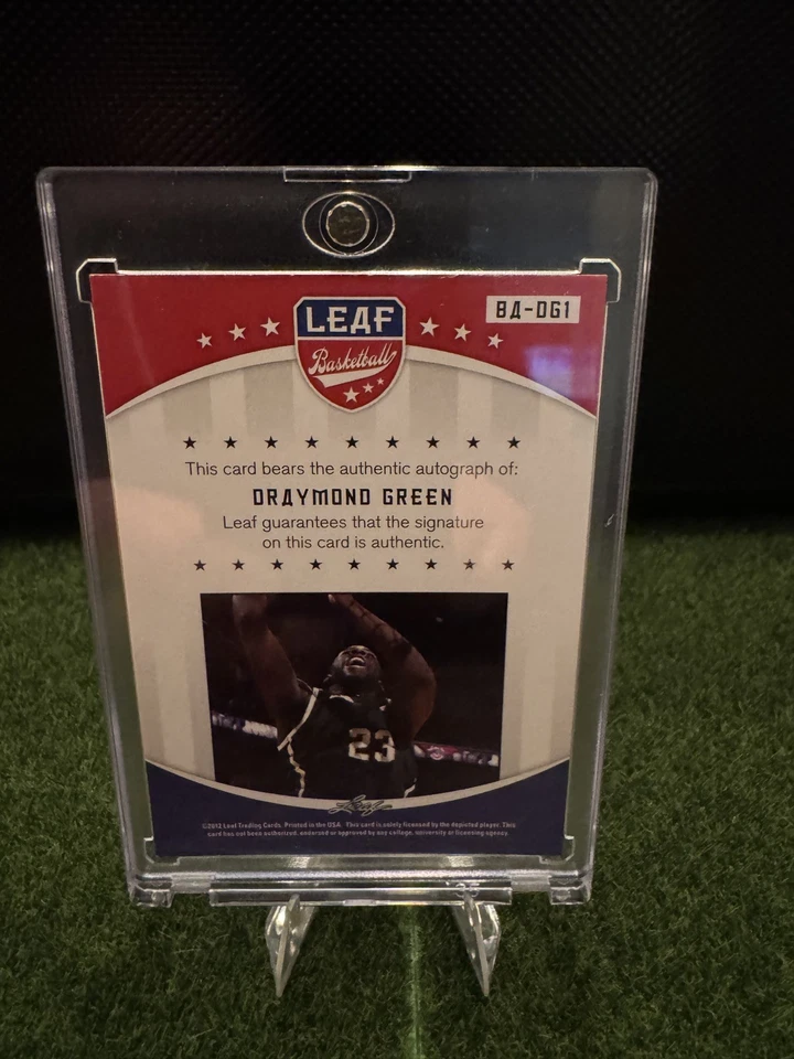 2012-13 Hoja Novato Draymond Verde #BA-DG1 Golden State Warriors (RC, AU) Foto 2 de 2