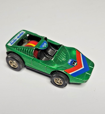 Vintage 1980s Darda Motor GT Series 10 Green Diecast Toy Race Car