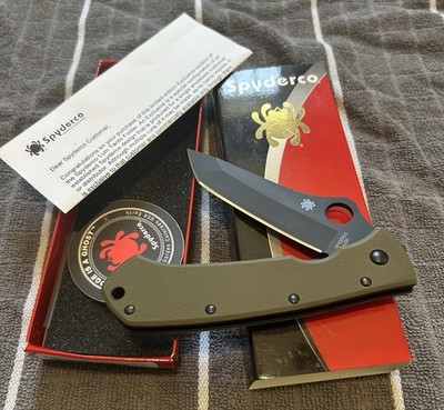 Spyderco Lum Tanto Blade HQ Exclusive Knife OD G-10 M390 C46GPODBK NIB