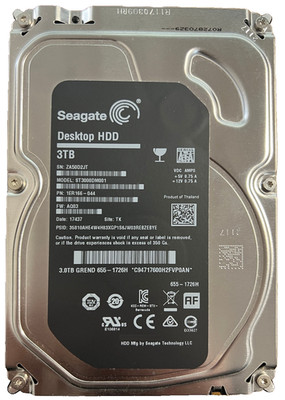 Seagate Barracuda 3TB 3000GB SATA III Festplatte 7200 RPM 64 MB 3,5 Zoll