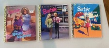 Little Golden Book Barbie Lot of 3. 1990s Girls