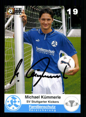 Michael Kümmerle  Autogrammkarte Stuttgarter Kickers 2000-01 Original Signiert