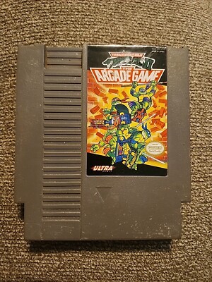 NES Teenage Mutant Ninja Turtles II The Arcade Game Cartridge