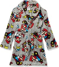 Super Mario Bathrobe Bath Robe Pajama Boy Size 6
