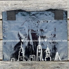 NEW IKEA 2023 Limited Edition PALTKOMA Black & White City Scraper Medium Tote