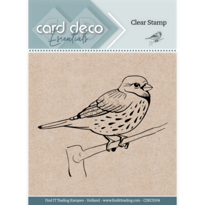 Card Deco Essentials Clearstempel  - Amsel