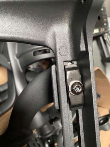 OEM Herman Miller Aeron Chair Left-Hand Swing Arm/Yoke Replacement - Graphite - Picture 6 of 8