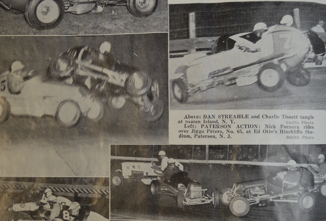 Speed Age Magazine 1947 Auto Racing Dayton Stock Car Midget Brass Era Motorcycle