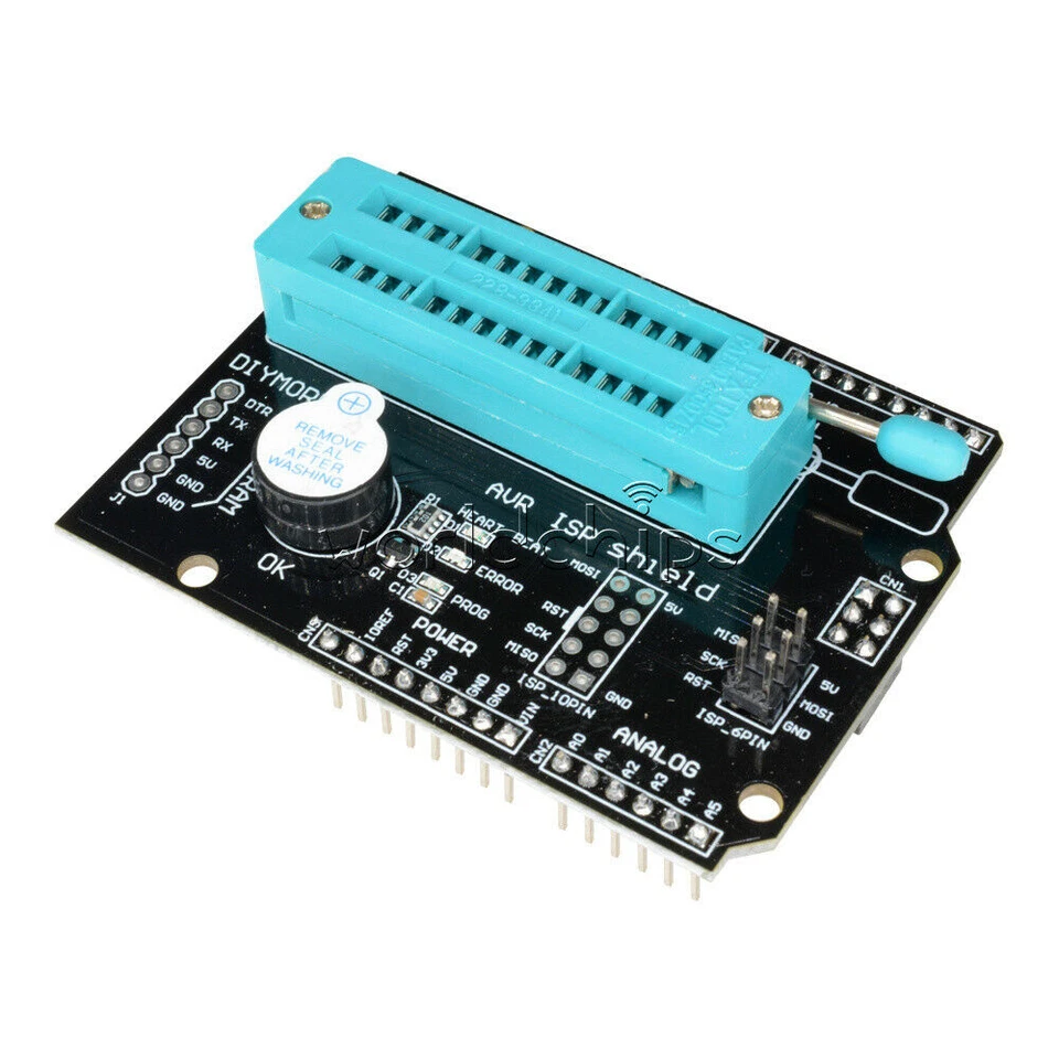 2 Stück AVR ISP Shield Burning Burn Bootloader Programmer für Arduino UNO R3 5V - Bild 3 von 4