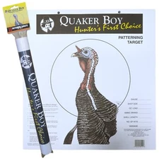QUAKER BOY PAPER TARGET TURKEY 20" X 20" ROLLED 10-PACK