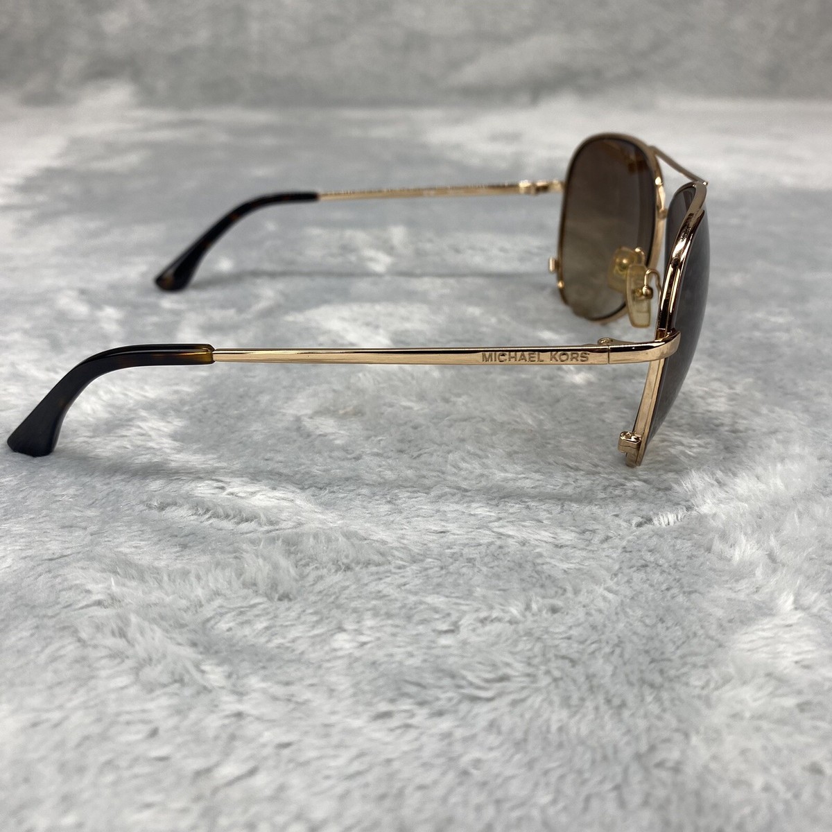 Michael Kors Sunglasses Womens Gold Brown Sicily Aviator M2045S