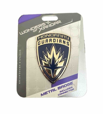 2023 Disney Parks Epcot Guardians Of The Galaxy Gold Metal Honorary Badge New