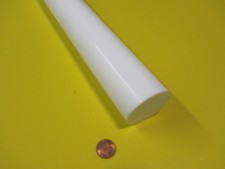 Teflon PTFE Virgin White Rod 2.0" Diameter x 48" Long, 1 Unit, Extruded