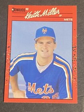 1990 DONRUSS #507 KEITH MILLER METS BASEBALL CARD