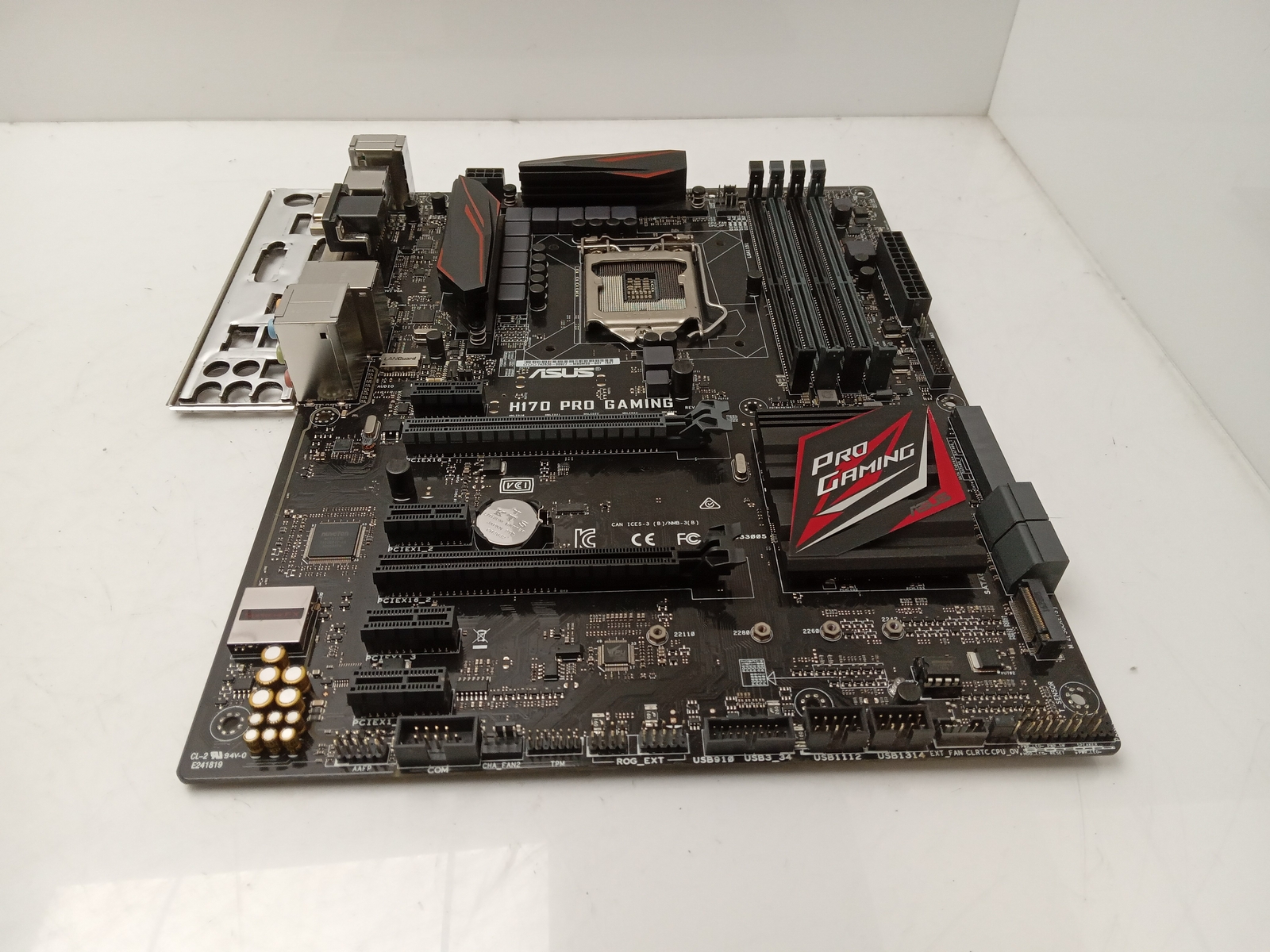 ASUS H170 PRO GAMING LGA1151 DDR4 ATX Motherboard With I/O Shield eBay
