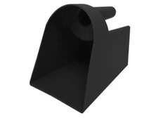 2 Qt heavy duty feed scoops, Black 