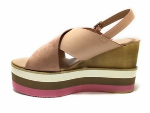 sandali con zeppa argento