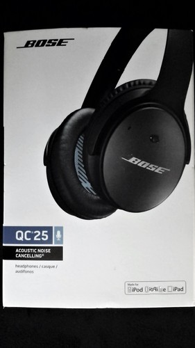 BOSE OE QC25i 715053-0010 NOISE CONCEALING HEADPHONES | eBay