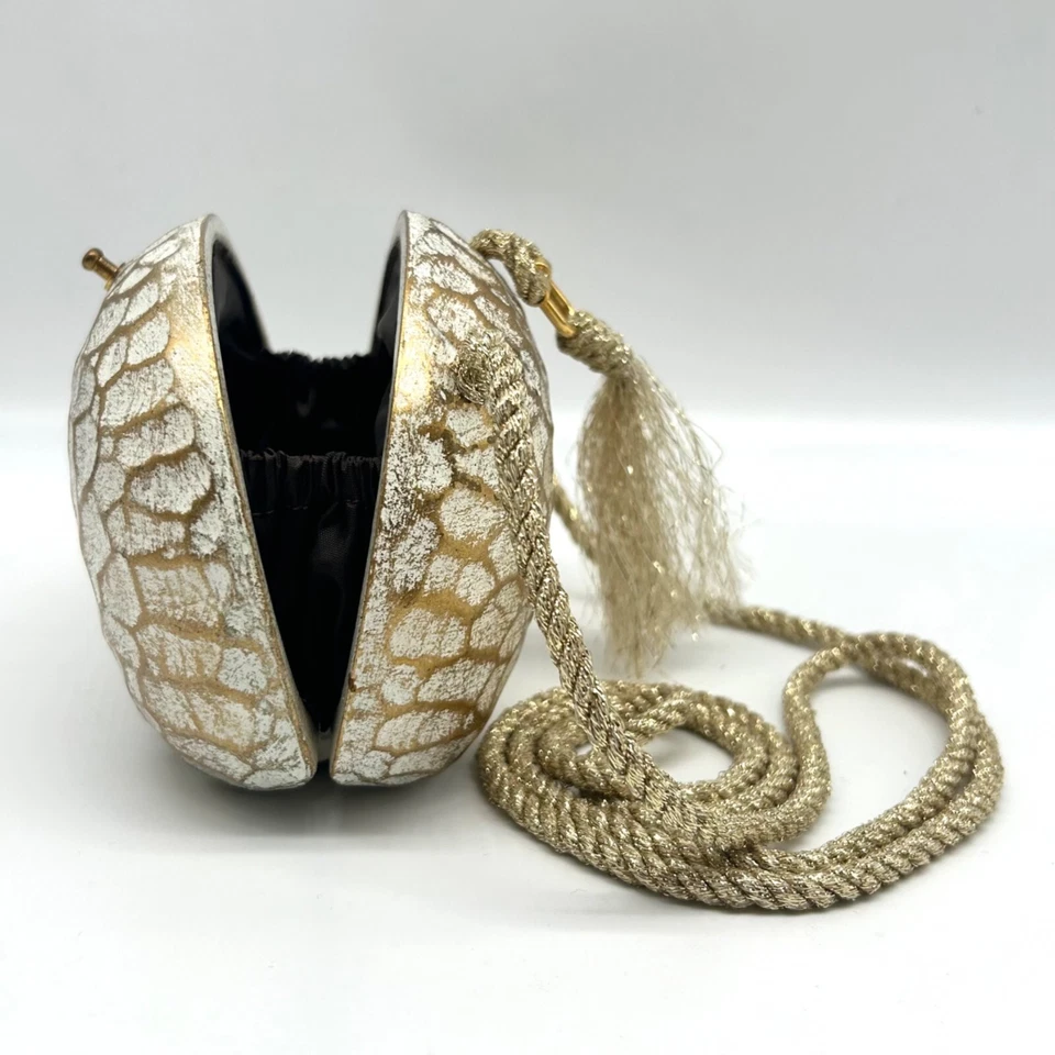 Timmy Woods Handcrafted Ovoid Crossbody Clutch - Image 4 of 4