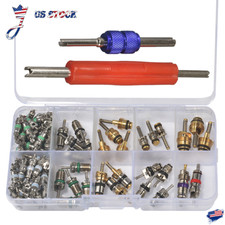102pcs Car R12  R134a A/C Air Conditioner Schrader Valve Core Remover Tool Kit