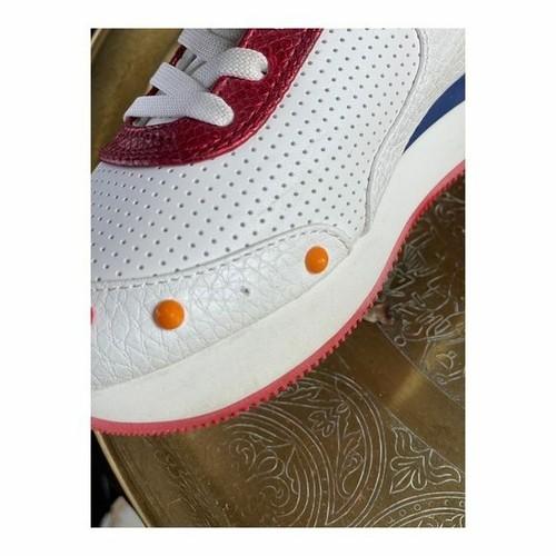Sneakers Desigual Galaxy Candy bianche rosse borchie plateau arcobaleno funky street - Foto 4 di 12