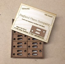 Set 100 Guarnizioni in Sughero per Valvole Unità Pianoforte Lettore Wurlitzer, Nuove
