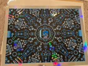 Todd Slater 1986 Metroid Art Print Blue Foil Hologram NES Retro #14/100