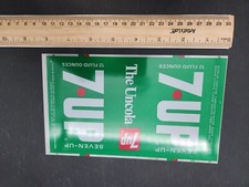 7-up unrolled sheet Soda Can Steel Vintage Antique Early Nos The Uncola