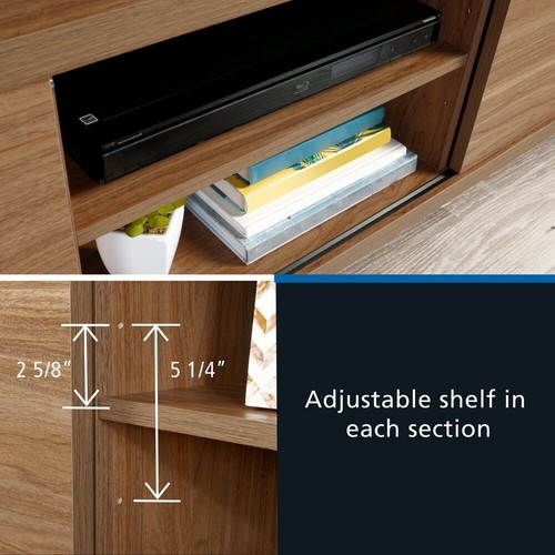 TV Stand 70 inch TVs Sliding Doors Adjustable Shelves Cable Management New - 第 10/13 張圖片