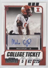 2021 Panini Contenders Draft Picks College Ticket Milo Eifler #267 Auto 1u6