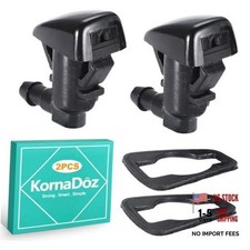 2PCS Universal Windshield Washer Nozzle Kit - Automotive Replacement Wiper