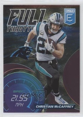 2021 Panini Donruss Elite Full Throttle Pink Christian McCaffrey #FT2 9o3