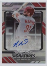 2020 Panini Prizm Signatures Silver Prizm Nick Martini #S-NM Auto 4g8