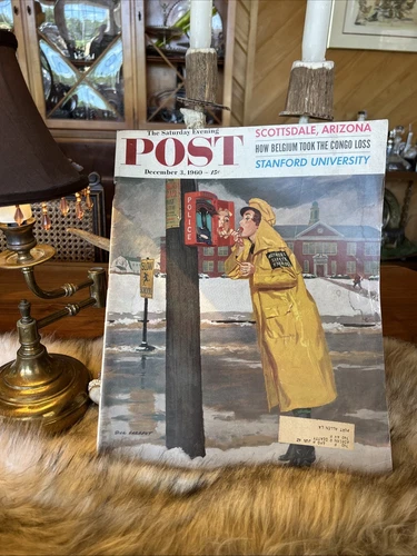 1960 DECEMBER 3 THE SATURDAY EVENING POST MAGAZINE - ILLUSTRATED COVER - SP 2324