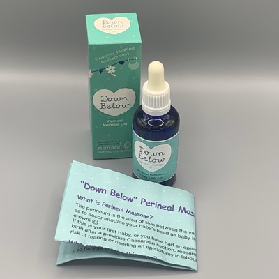 Natural Birthing Company Down Below Dammmassageöl 50 ml Schwangerschaftshilfe