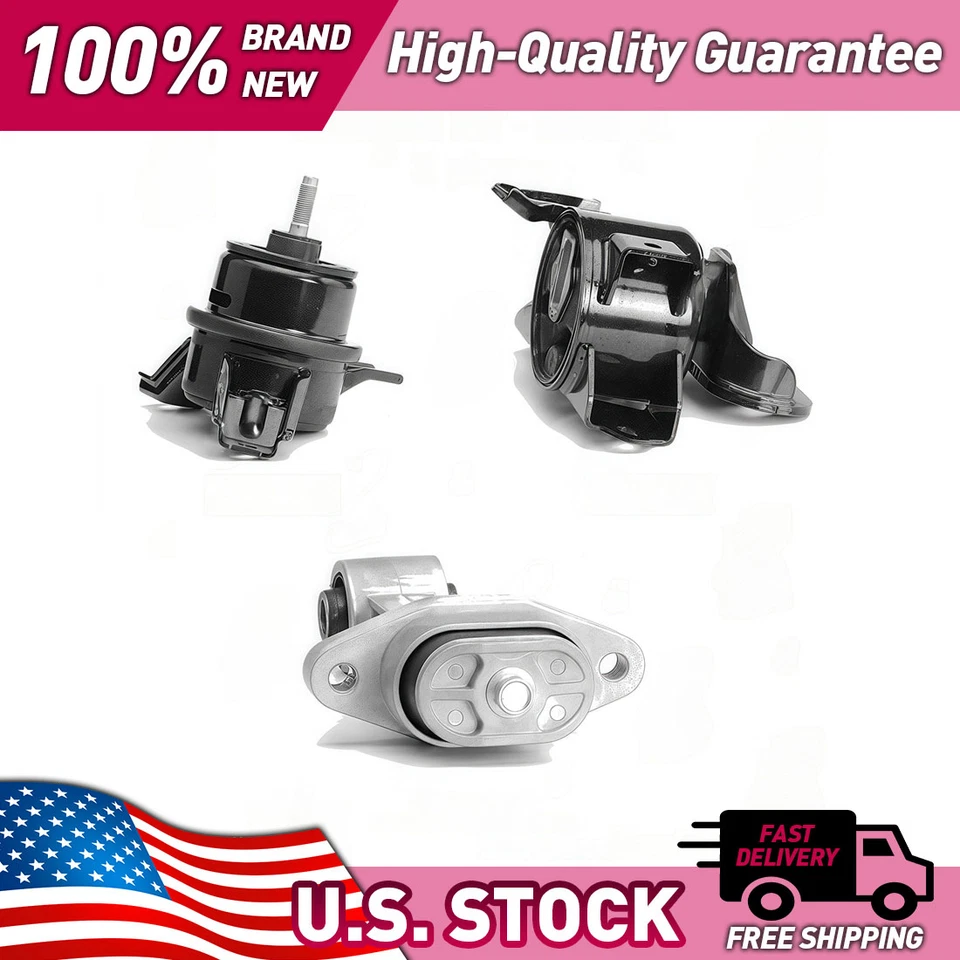 Engine Motor Mount Kit Motor Engine Mount for Kia Soul 2010 2011 2.0L L4 - Image 4 of 4