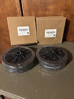 Lot Of 2 Signal Plastic- Backing Stone Grinding Disc ZC7 - 16P 7  16 Grit 10 TTL