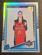 Sonia Citron Holo Rated Rookie ( 2025 Panini Donruss WNBA #87 Mystics RC NM )