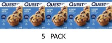 QUEST Blueberry Muffin Protein Bars - 4 Bars in a Box - 5 BOXES