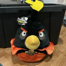 2009 Angry Birds Space Bomb Plush Backpack 16” Rovio New With Tag